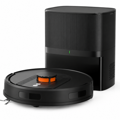 Robot Vacuum and Mop Combo with Self-Emptying, Customizable Map Cleaning with Lidar Navigation, 6000Pa Suction, Smart No-Go Zones, 70Days Hands-Free Robotic Vacuum Cleaner for Floor, Carpet, Pet Hair