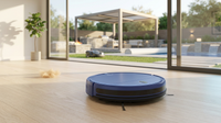 Robot Vacuum and Mop Combo, 2 in 1 Robot Mop and Vacuum, Robotic Vacuum Cleaner with Wifi/App, 2000Pa Suction, 230ML Water Tank, Self-Charging, Slim, Ideal for Hard Floor, Low Pile Carpet, Pet Hair — Lifestyle